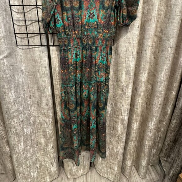 Bindu Susana Short Sleeve Long Dress - Picture 4 of 5